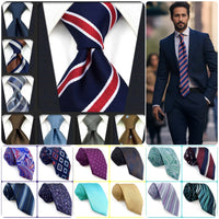 Colorful Luxury Extra Long Men's Necktie 160cm 63" Wedding Ties for Blue Navy Floral Christmas Gift Dropshipping