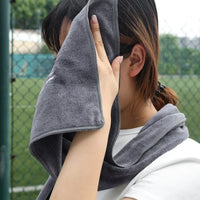 Sports Towel Men's and Women's Fitness Towel Sports Running Sweat Wipe Towels Swimming Gym Equipment Sweat Pad Towels Microfiber