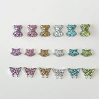 A Box Popular Mixed 3d Nails Art Butterflies Bear Cats Charms DIY  Manicure Decorations Accessories Supplies