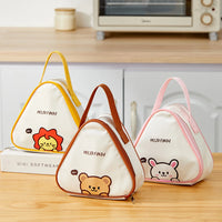 WORTHBUY Mini Capybara Thermal Lunch Bag Portable Insulated Picnic Bag Oil Proof & Waterproof Lunch Box Bag Reusable Cooler Bag