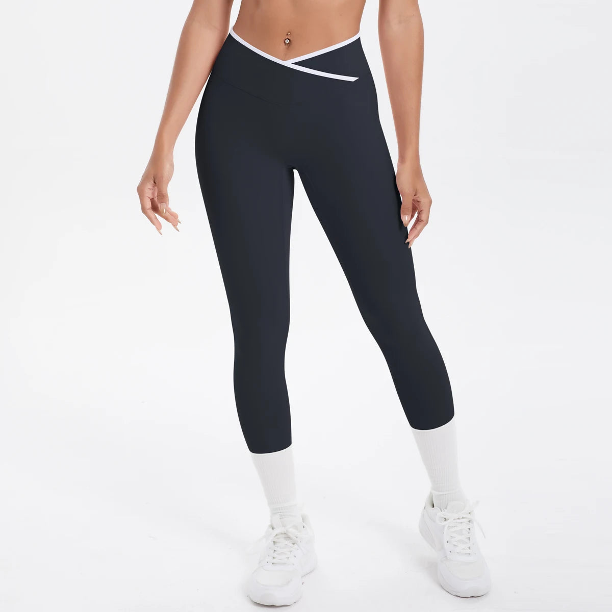 Women Cross High Waisted Sports Suit Breathable Fitness Running Workout Yoga Set Casual Pilates Sportwear Leggings