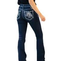 Jeans Women Long Pants Denim Pant Straight Trousers Elegant Splice Slim Fit Casual Simple Regular Solid Autumn Winter 2024