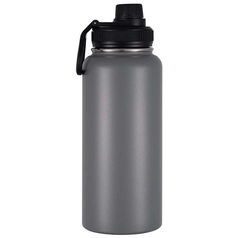 LOGO stainless steel insulated cup portable vacuum sports kettle outdoor large capacity hiking kettle space kettle insulated cup