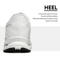 Men's Cushioned Running Shoes Energy Return Breathable Knit Arch Support Shock Absorption Marathon Women Casual Sneakers