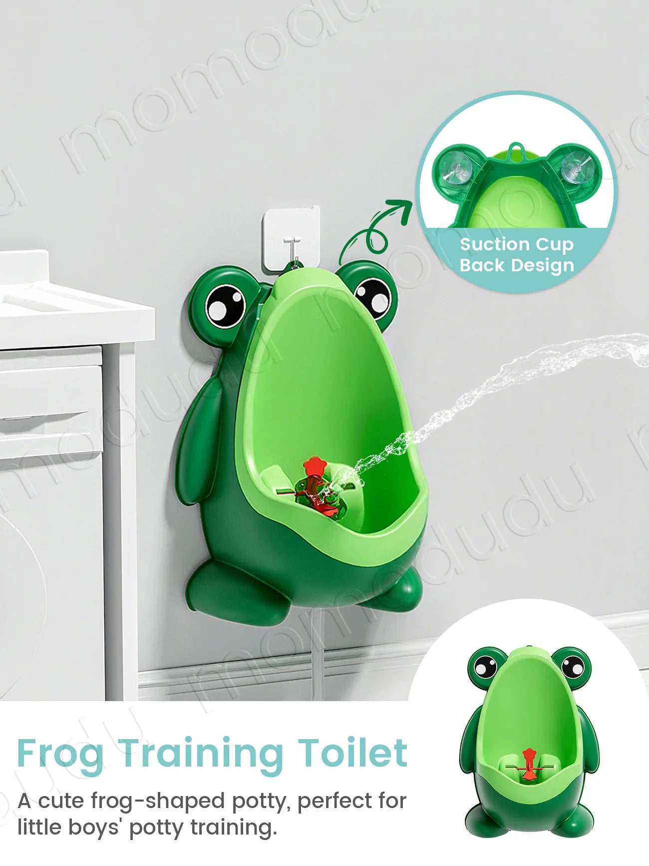 Cute Frog Potty Training Urinal Boy With Fun Aiming Target, Toilet Urinal Trainer, Children Stand Vertical Pee Infant Toddler