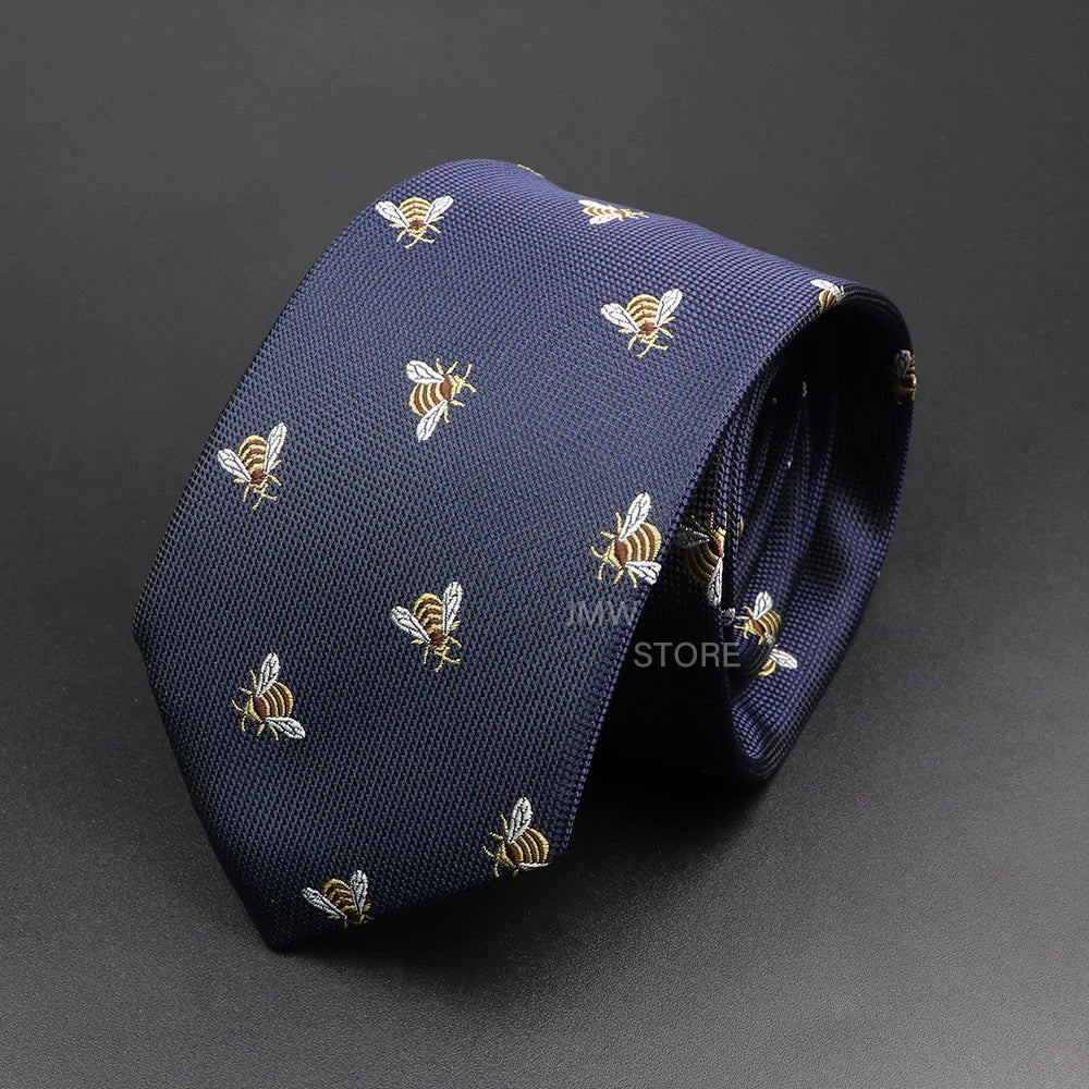 New Design Wedding Men Tie Green Wine Red Paisley Flower Animal Neckties Men Business Dropshipping Groom Collar Accessories Gift