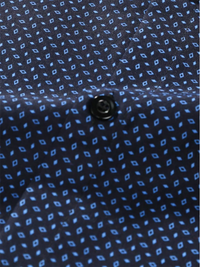 Men's shirt button-up shirt summer shirt blue long-sleeved polka dot lapel outdoor streetwear fashion casual comfortable S-5XL