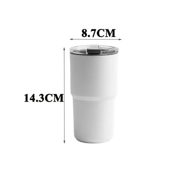 Stainless Steel Coffee Cup Double Layer Vacuum Insulation Cup Office Outdoor Portable Fashion Car Water Mugs for Friends Gifts
