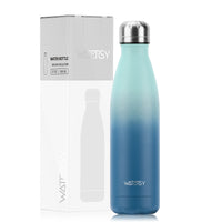 WATERSY 500ml Insulated Water Bottle, Stainless Steel Thermal Leakproof Flask, BPA-Free Double Walled Vacuum Bottle for Sports