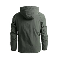Men Outdoor Hiking Jackets Waterproof Hooded Windbreaker Coat Men 2023 Autumn New Casual Jacket Retro Sports Jackets Men