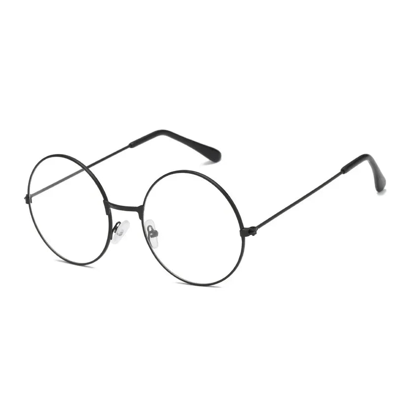 Cosplay Anime Glasses Cosplay Accessories Anime Frame Round Metal Flat Retro Art Glassesed Adult Boy Clothing Props Gifts