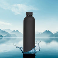 750ml Insulated Bottle Solid Color Stainless Steel Jug with Lid Large Capacity Ice Coffee Cup Portable for Driving Travel Home