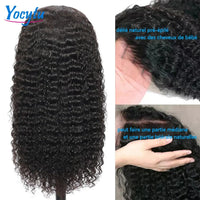 Deep Wave Frontal Wig 13x4 Lace Frontal Wig 20 Inches Brazilian Lace Front Human Hair Wig On Sale Deep Wave Wigs For Black Women