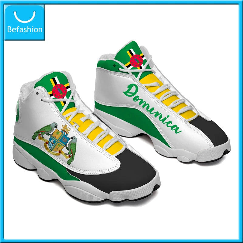 America Cup Flag Print Cool Men Basketball Sneakers Custom POD Tennis Shoes for Male Teens Personalized Sport Shoes Dropshipping