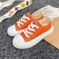 5058Fashionable Spring and Autumn Breathable Children's Canvas Shoes Soft Sole Boys and Girls' Shoes Versatile Children's Cloth