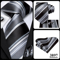 Hi-Tie Champagne Floral Paisley Silk Elegant Tie For Men Groom Wedding Men Necktie Pocket Square Cufflink Accessory Wholesale