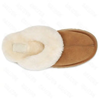 Winter Women Fur Slippers Warm Boots Platform Flip Flops 2022 New Short Plush Flats Home Cotton Shoes Suede Mules Ladies Boots