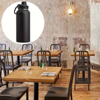 1pc Stainless Steel Insulated  1000ml/32oz Leakproof Water Bottle Double Wall Vacuum Thermal Drinkware Cup Perfect For Outdoor