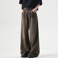 Mens Long Pants Washed Dyed Jeans Autumn Casual Hawaiian Daily Wear-Resistant American Style Pants Men's Clothing Unisex 2024