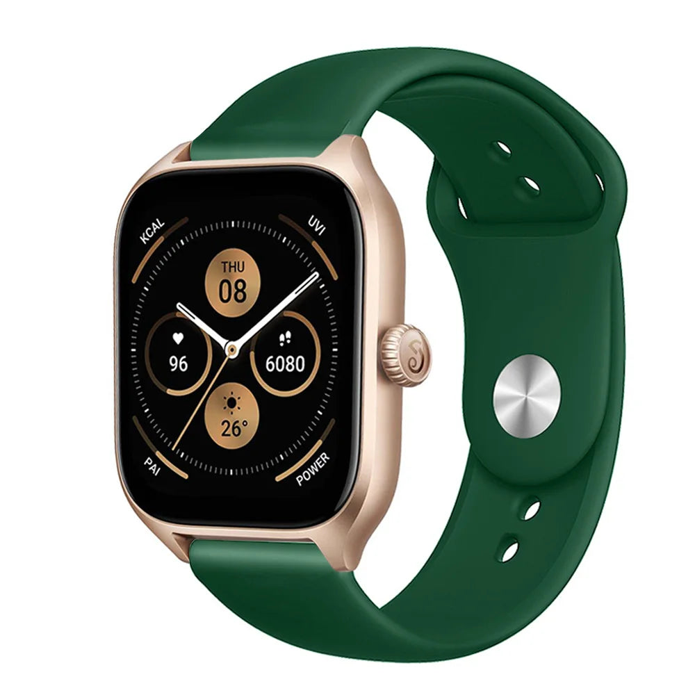20mm/22mm Silicone band For Amazfit GTS 3/2/2e/GTS2 Mini/GTR 42mm/47mm/GTR 3/3 Pro/2/2e Sport Watch Bracelet Amazfit bip 6 strap