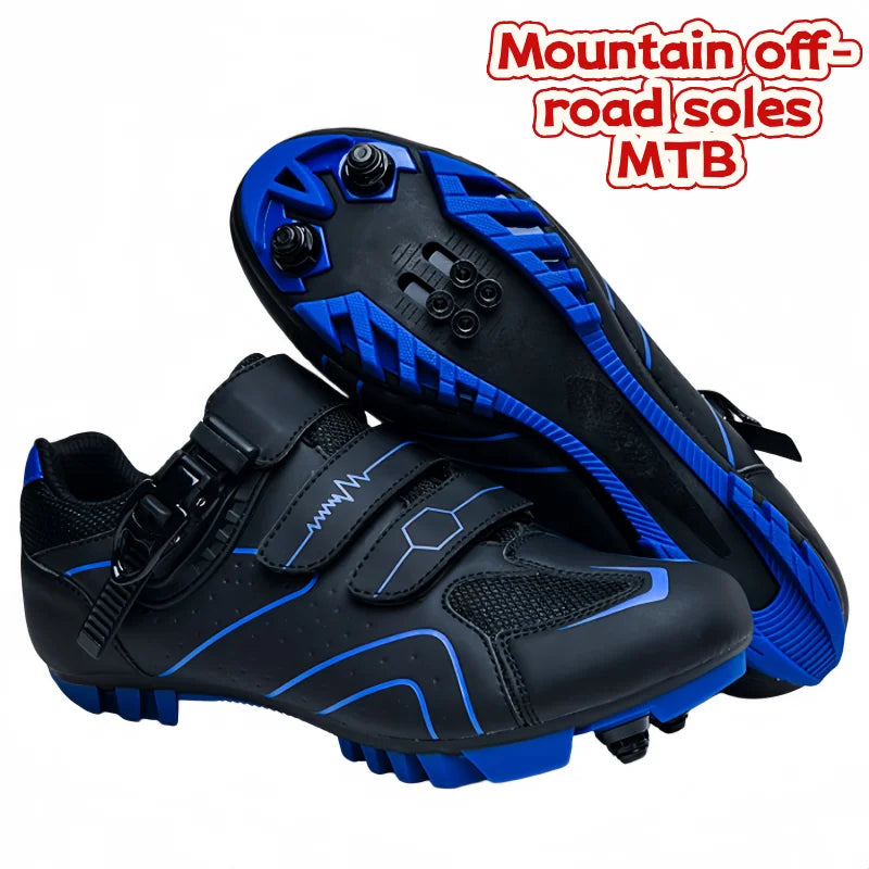 SPD Road Cycling Shoes Shock Absorption And Durable,Suitable For Racing On Long-Distance Roads,MTB Mountain Off-Road Riding Unis