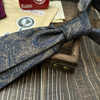 New Trendy Navy Brown Neckties For Men 7cm Formal Business Silk Neck Tie Shirt Suit Cravat Tuxedo Wedding Party Daily Wear Gifts