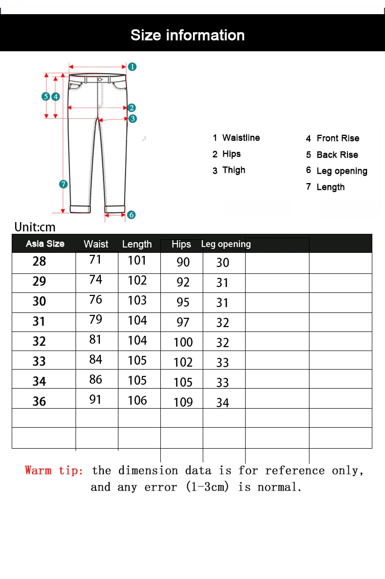 New style jeans, men's slim fit, Korean style comfortable straight leg elastic gray mid waist pants, men's casual denim pants
