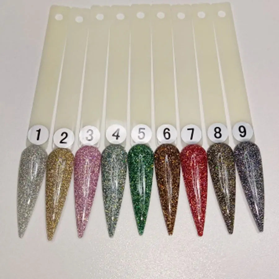 80g DISCO Gel Colorful Reflective Glitter Nail Gel Polish Sparkling Auroras Laser Gel Shiny Sequins UV Gel Varnish Manicure