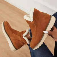 Women Snow Boots Winter 2022 Fashion Casual Warm Shoes for Women Slip On Lady Comfort Female Ankle Boot Footwear Botas De Mujer