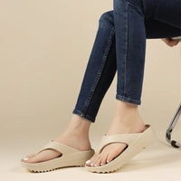 Asgard Summer Fashion Flip Flops For Women 2025 New Thick Soles Beach Sandals Comfort Soft Outdoor EVA Slippers Lafy Home Slides