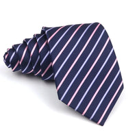 New Striped Tie Men's 8cm Ties Business New Year Gift Classical Necktie Office Accessories Men Costume Daily Wear Wedding Party