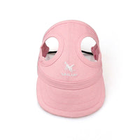 Pet Baseball Caps Cute Dog Sun Hats Puppy Wear-resistant Peaked Cap Summer Outdoor Sun-proof Universal Solid Oxford Caps