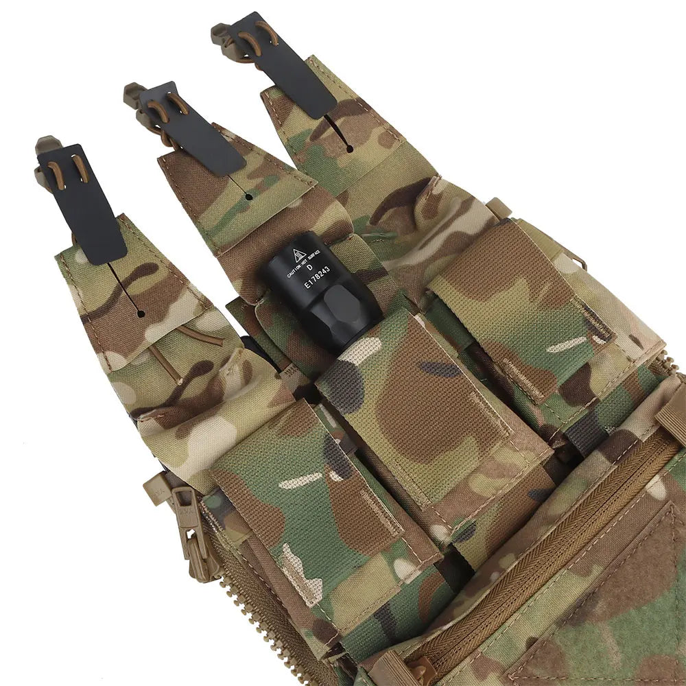 V5 FCPC Tactical Vest Backplate Supplement Sub-package Airsoft Triple Magazine Bags Hunting Vest Plate Carrier Accessories