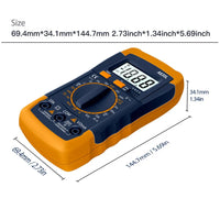 A830L LCD Digital Multimeter AC DC Voltage Diode Freguency Multitester Current Tester Luminous Display with Buzzer Function