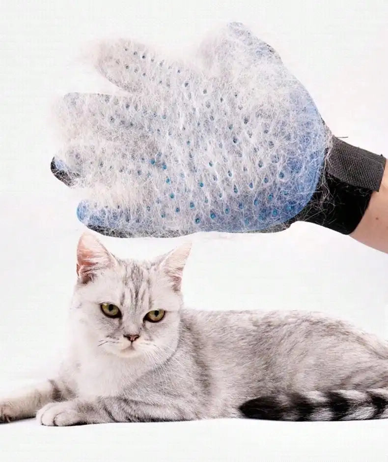 Pet Hair Glove Comb Pet Dog Cat Grooming Cleaning Glove Deshedding Hair remover Massage Brush Animal Supplies Cat Accessoies
