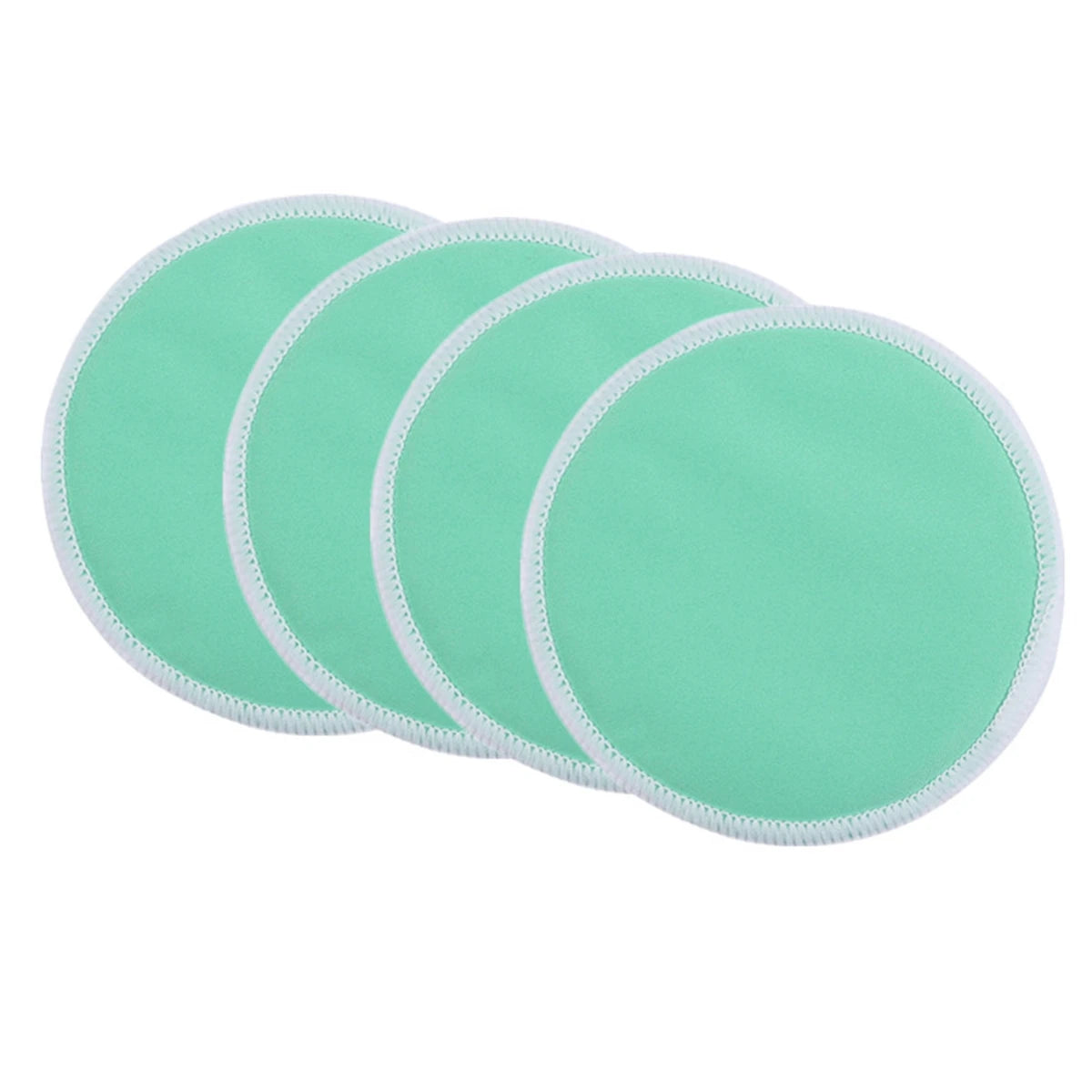 4Pc Rayon Made from Bamboo Nursing Breast Pads Washable & Reusable Breastfeeding Nursing Pads