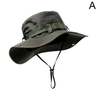 Wide Brim Sun Hat UV Protection Bucket Cap For Hiking Camping Fishing Men Women  Hiking Fishing Climbing Oversized Safari Bucket
