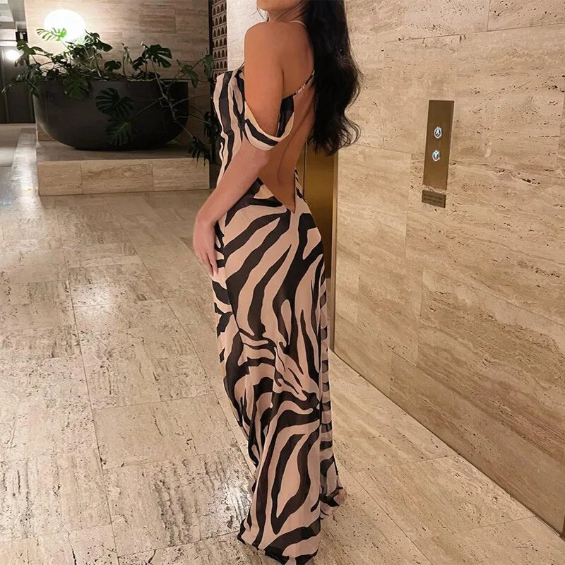 Long Backless Dress Maxi Sexy Bodycon Evening Club Vacation Dress Women 2023 Summer Elegant Luxury Long Hoodie Cover Up Dresses