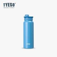 Tyeso Thermos Bottle Car Insulated Flask Water Tumbler for Outdoor Sports Travel Vacuum Flasks Stainless Steel Thermal Cup