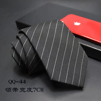 Mens Ties 6cm Classic Cotton Handmade Skinny Neck Ties for Men Striped Narrow Collar Slim Cashmere Tie Casual Plaid Tie For Man