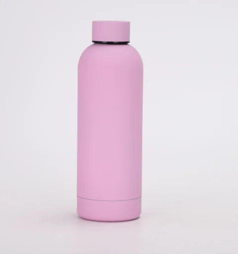 500ml Stainless Steel Small Mouth Insulated Cup Portable Outdoor Sports Water Bottle