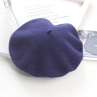 Winter Hats for Women Berets Painter Cap Autumn Winter Hat Female Flat French Artist Beret Girls Vintage Warm Casual New