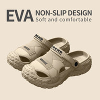 EVA Men's Outdoor Summer Wearable Clog Shoes Anti-Slip Breathable Odor-Resistant Slip-Resistant Sandals