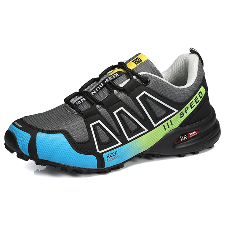 Men's Hiking Shoes All-terrain Outdoor Sports Shoes Breathable Mesh Non-slip Wear-resistant Hiking Shoes Outdoor Cycling Shoes