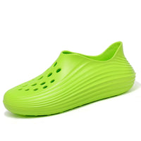 2025 Fashion single size gradient hole garden shoes outdoor beach casual shoes comfortable soft sole fashion sandals