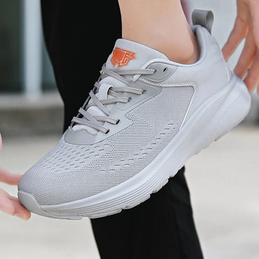 Shoes for Men Breathable Wear Resistant Athletic Training Sneakers White Sports Shoes Tennis Men's Running Walking Travel Shoes