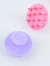 1pc Silicone Shampoo Brush Body Massage Brush Bath Shower Brush Salon Hairdressing Tool Scalp Massage Comb Hair Washing Comb
