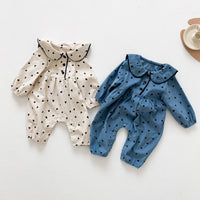 2023 Baby Jumpsuit Autumn Corduroy Romper Long Sleeve Crawler One-pieces