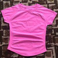 Impact L0g0DF Short Sleeve Top Women Running Sports T Shirt Summer Short Sleeve Round Neck Breathable Stretchy Gym Yoga Fitness