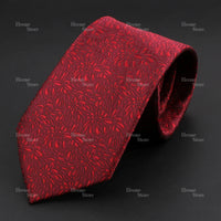 Novelty Men's Tie Floral Rose Constellation Designed Wave Lines Pattern Red Blue Green Neckties Fit Party Dinner Wedding Cravat